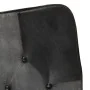 Schaukelstuhl mit echtem Lederhocker und schwarzer Leinwand von , Schaukelstühle - Ref: Foro24-339710, Preis: 120,89 €, Rabat...