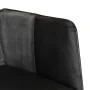 Rocking chair with genuine leather seat and black canvas. by , Rocking chairs - Ref: Foro24-339710, Price: 120,89 €, Discount: %
