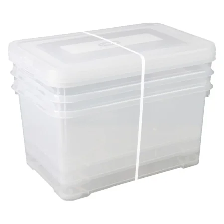 Curver Handy transparent storage box set 3x50 L by , Storage baskets - Ref: Foro24-443854, Price: 79,91 €, Discount: %