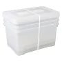 Curver Juego de cajas de almacenamiento Handy transparente 3x50 L de , Cestas para almacenaje - Ref: Foro24-443854, Precio: 7...