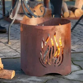 RedFire Chimenea de jardín hecha a mano Kiruna acero color óxido de , Chimeneas - Ref: Foro24-441219, Precio: 91,90 €, Descue...