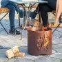 RedFire Gartenkamin handgefertigt Kiruna Stahl Rostfarbe von , Kamine - Ref: Foro24-441219, Preis: 91,86 €, Rabatt: %