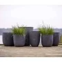 Capi Elegant Low Waste Rib Gray Planter 34x46 cm by , Pots and planters - Ref: Foro24-442101, Price: 69,07 €, Discount: %