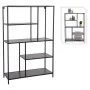 H&S Collection 4-level black shelf 76x30x116 cm by , Bookcases and shelves - Ref: Foro24-445856, Price: 121,57 €, Discount: %
