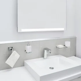 Kleine Wolke Silver Meo hook by , Towel racks - Ref: Foro24-442309, Price: 32,19 €, Discount: %