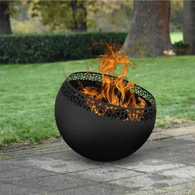 Esschert Design Feuerstelle in Kugelform mit schwarzen Punkten von , Kamine - Ref: Foro24-442356, Preis: 320,72 €, Rabatt: %
