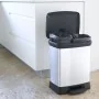 Curver Silver Deco Double Pedal Bin 10L+18L by , Recycling containers - Ref: Foro24-443816, Price: 78,43 €, Discount: %