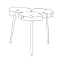 Rousseau Mesa auxiliar Jimi 3 bloques de madera de , Mesas auxiliares - Ref: Foro24-442838, Precio: 97,41 €, Descuento: %
