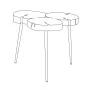 Rousseau Side table Jimi 3 wooden blocks by , Side tables - Ref: Foro24-442838, Price: 97,41 €, Discount: %