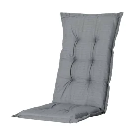 Madison Stuhlkissen mit hoher Rückenlehne Basic grau 123x50 cm von , Kissen für Stühle und Sofas - Ref: Foro24-447137, Preis:...