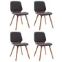 Drehbare Esszimmerstühle, 4 Stück, grauer Stoff. von , Essstühle - Ref: Foro24-3054810, Preis: 593,21 €, Rabatt: %
