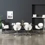 Drehbare Esszimmerstühle, 6 Stück, weißes Kunstleder. von , Essstühle - Ref: Foro24-3054859, Preis: 874,68 €, Rabatt: %