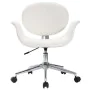Drehbare Esszimmerstühle, 6 Stück, weißes Kunstleder. von , Essstühle - Ref: Foro24-3054859, Preis: 874,68 €, Rabatt: %