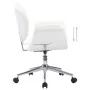 Swivel dining chairs, 6 units, white synthetic leather by , dining chairs - Ref: Foro24-3054859, Price: 874,68 €, Discount: %