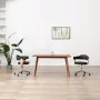Drehbare Esszimmerstühle, 2 Stück, Kunstleder, Schwarz. von , Essstühle - Ref: Foro24-3054899, Preis: 247,24 €, Rabatt: %