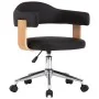Swivel dining chairs 2 units black synthetic leather by , dining chairs - Ref: Foro24-3054899, Price: 247,24 €, Discount: %