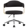 Swivel dining chairs 2 units black synthetic leather by , dining chairs - Ref: Foro24-3054899, Price: 247,24 €, Discount: %