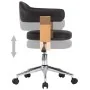 Swivel dining chairs 2 units black synthetic leather by , dining chairs - Ref: Foro24-3054899, Price: 247,24 €, Discount: %