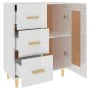 Aparador de madera contrachapada blanco brillante 69,5x34x90 cm de vidaXL, Aparadores - Ref: Foro24-812228, Precio: 92,11 €, ...