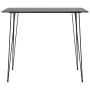 High table and 7-piece black and white bar stools by , Furniture sets for kitchens and dining rooms - Ref: Foro24-3057388, Pr...