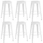 High table and 7-piece black and white bar stools by , Furniture sets for kitchens and dining rooms - Ref: Foro24-3057388, Pr...