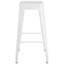 High table and 7-piece black and white bar stools by , Furniture sets for kitchens and dining rooms - Ref: Foro24-3057388, Pr...