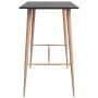 High table and 3-piece black bar stools set by , Furniture sets for kitchens and dining rooms - Ref: Foro24-3057839, Price: 3...