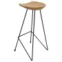 High table and 3-piece black bar stools set by , Furniture sets for kitchens and dining rooms - Ref: Foro24-3057839, Price: 3...