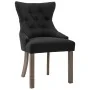 Esstischstühle, 4 Stück, schwarzer Stoff von , Essstühle - Ref: Foro24-3058300, Preis: 611,05 €, Rabatt: %