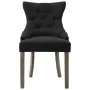 Esstischstühle, 4 Stück, schwarzer Stoff von , Essstühle - Ref: Foro24-3058300, Preis: 611,05 €, Rabatt: %