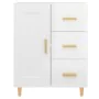 Aparador de madera contrachapada blanco brillante 69,5x34x90 cm de vidaXL, Aparadores - Ref: Foro24-812228, Precio: 92,11 €, ...