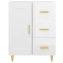 Hochglanzweißes Sperrholz-Sideboard 69,5 x 34 x 90 cm von vidaXL, Sideboards - Ref: Foro24-812228, Preis: 92,13 €, Rabatt: %