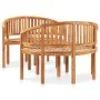 3-piece solid teak wood garden furniture set by , Garden sets - Ref: Foro24-3059966, Price: 656,11 €, Discount: %