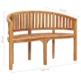 3-teiliges Gartensitzgruppen-Set aus massivem Teakholz von , Gartensets - Ref: Foro24-3059966, Preis: 656,11 €, Rabatt: %