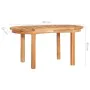 3-teiliges Gartensitzgruppen-Set aus massivem Teakholz von , Gartensets - Ref: Foro24-3059966, Preis: 656,11 €, Rabatt: %
