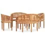 5-teiliges Gartensitzgruppen-Set aus massivem Teakholz von , Gartensets - Ref: Foro24-3059964, Preis: 1,00 €, Rabatt: %