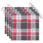 Sillas de jardín con cojines 4 unidades madera maciza de acacia de , Sillas de jardín - Ref: Foro24-3061194, Precio: 309,66 €...
