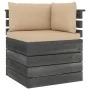 Garden pallet sofa, 2 seats, with solid pine wood cushions. by , Garden sets - Ref: Foro24-3061734, Price: 257,40 €, Discount: %