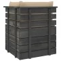 Garden pallet sofa, 2 seats, with solid pine wood cushions. by , Garden sets - Ref: Foro24-3061734, Price: 257,40 €, Discount: %