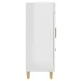 Hochglanzweißes Sperrholz-Sideboard 69,5 x 34 x 90 cm von vidaXL, Sideboards - Ref: Foro24-812228, Preis: 92,13 €, Rabatt: %