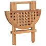 Folding 3-piece teak wood garden dining set with cushions by , Garden sets - Ref: Foro24-3063172, Price: 171,48 €, Discount: %