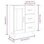 Aparador de madera contrachapada blanco brillante 69,5x34x90 cm de vidaXL, Aparadores - Ref: Foro24-812228, Precio: 92,11 €, ...