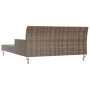 Doppelliege für den Garten mit braunen Kissen aus synthetischem Rattan. von , Betten im Freien - Ref: Foro24-48130, Preis: 58...