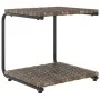 Double garden lounger with brown synthetic rattan cushions by , Outdoor beds - Ref: Foro24-48130, Price: 586,61 €, Discount: %