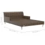 Double garden lounger with brown synthetic rattan cushions by , Outdoor beds - Ref: Foro24-48130, Price: 586,61 €, Discount: %