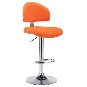 Orangefarbener Küchenhocker aus Kunstleder von , Küchenhocker - Ref: Foro24-249653, Preis: 84,23 €, Rabatt: %