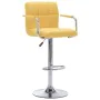 Yellow fabric kitchen bar stool by , Kitchen stools - Ref: Foro24-283416, Price: 83,89 €, Discount: %