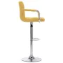 Yellow fabric kitchen bar stool by , Kitchen stools - Ref: Foro24-283416, Price: 83,89 €, Discount: %