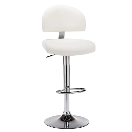 Küchenhocker aus weißem Kunstleder von , Küchenhocker - Ref: Foro24-249647, Preis: 101,12 €, Rabatt: %
