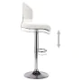 Küchenhocker aus weißem Kunstleder von , Küchenhocker - Ref: Foro24-249647, Preis: 101,12 €, Rabatt: %